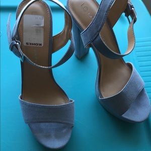 Lauren Conrad suede heels